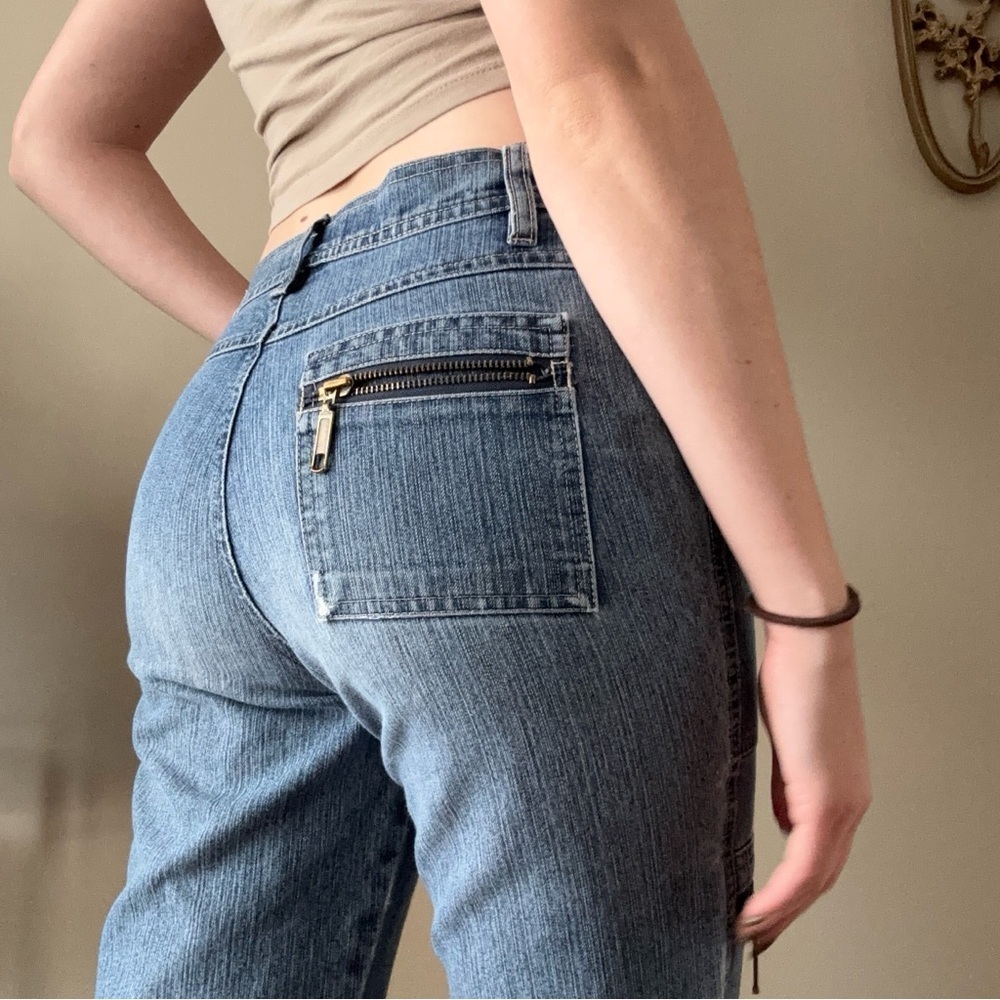 Gloria Vanderbilt Bootcut Cargo Jeans - Picture 8 of 10